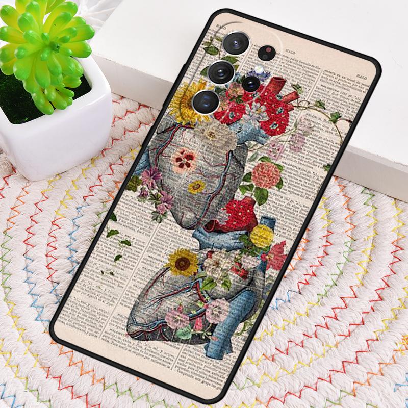 Medical Human Organs Brain Kidney Art Phone Case For Samsung Galaxy Note 10 Pro S26 S25 S24 S23 S22 S21 Plus Ultra Cover