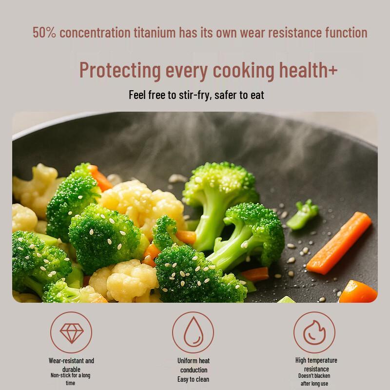 Velosan 3rd Gen Titanium Non-Stick Wok