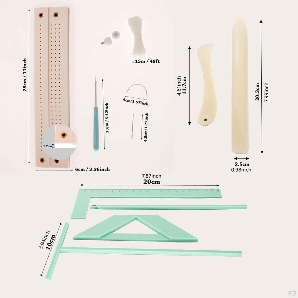 Instrument de perforare Semnătură Seturi de legare pentru cărți Materiale de cusut pentru jurnal, planificator, capac de calendar