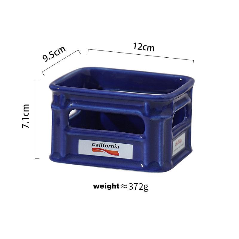 2025 New Creative Ceramic Snack Bowl Living Room Home Fruit Bowl Cafe Snack Basket Popcorn French Fries Bowl