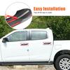 Carbon Fiber ABS Outer Door Handle Sticker Trim For Mazda BT50 +/Isuzu D-MAX