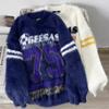 2024 Autumn/Winter Men's Retro Street Racing Style Jacquard Faux Mink Sweater