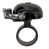 Ogi Kogyo Fahrradklingel Hibiki Bell OH-2300H-B Klingeltyp Messing Neo Schwarz für 25,4/28,6 mm Lenker Hergestellt in Japan
