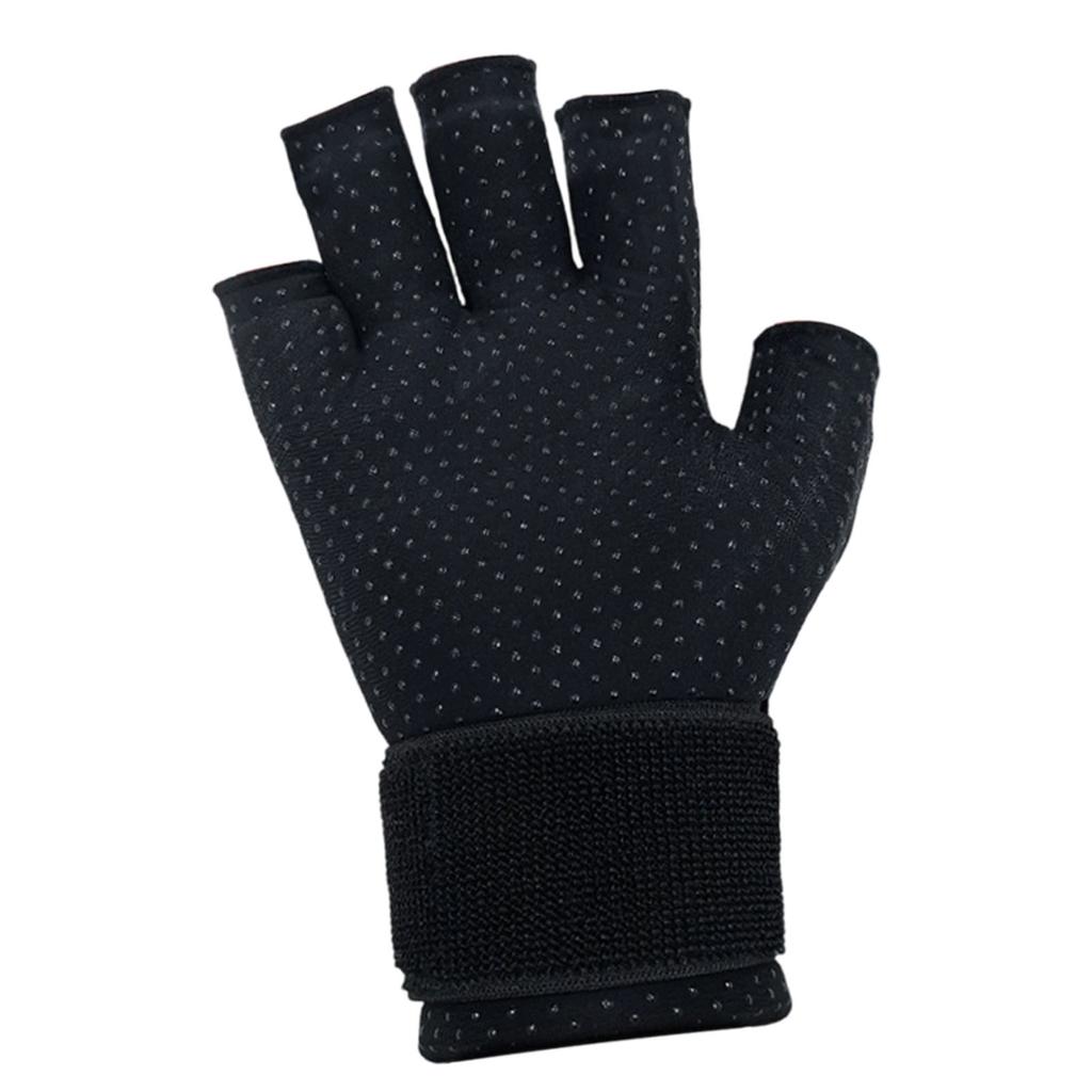 Hot and Cold Gel Thumb Hand Ice Pack Glove Adjustable Wearable Wrist Ice Pack Wrap Secure Fit L 17.5x23cm 6.9x9.1in