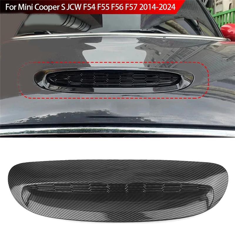 NEW-For Mini Cooper S F54 F55 F56 F57 2014-24 Front Hood Vents Engine Bonnet Air Outlet Cover Trim Parts 51137328312 51137376052