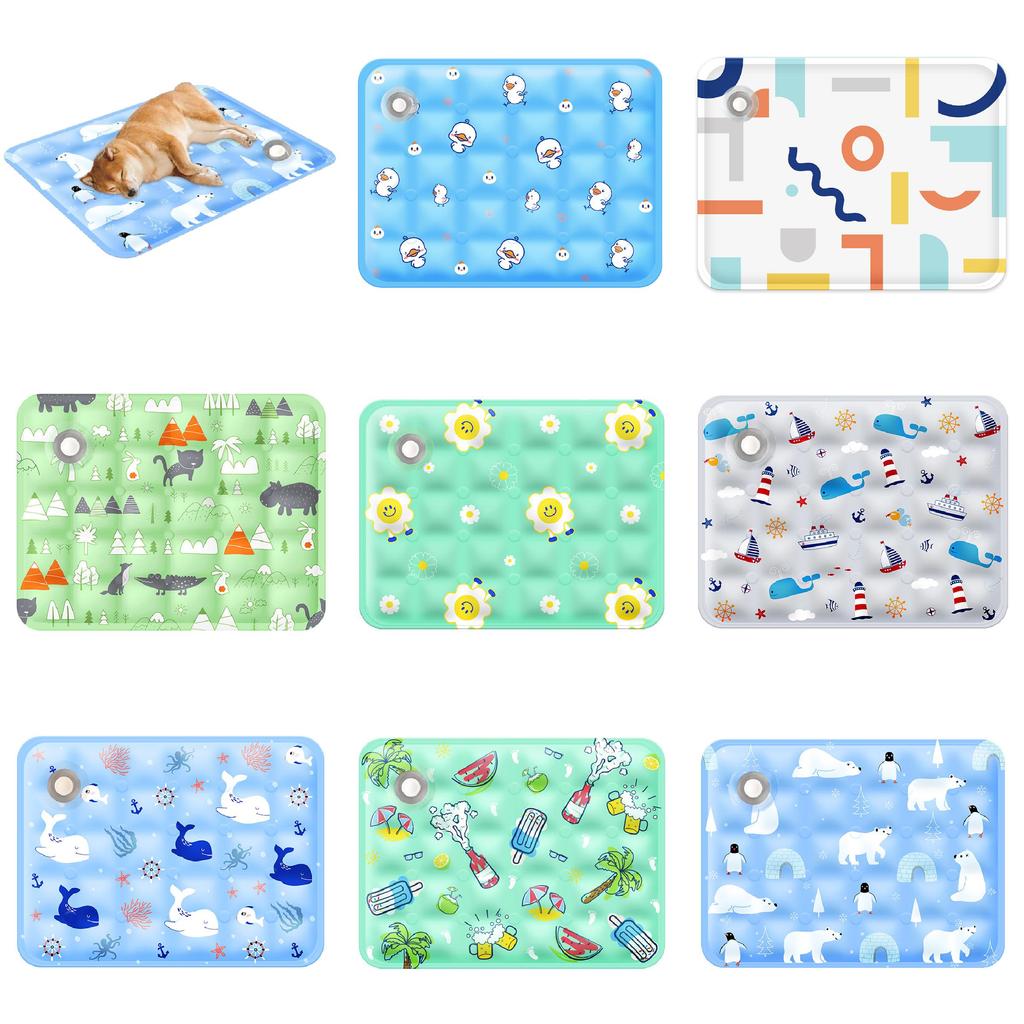 Dog Ice Cooling Mat Pvc Water Ice Pad For Summer Pets Keep Cool And Hydrated