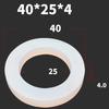 DN15/20/25/32/40-100 Food Grade Sanitary VMQ Slicone Rubber Flat Washer Seal Gasket For Cam Lock  Groove Fitting
