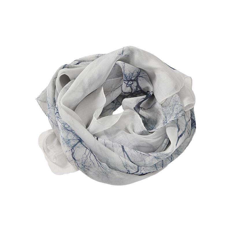 

Длинный шарф из шелкового шифона Hengyuanxiang 65*175cm