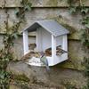 Rainproof Wall Hanging Bird Feeder Waterproof Bird Food Container Wild Bird Feeder  Window