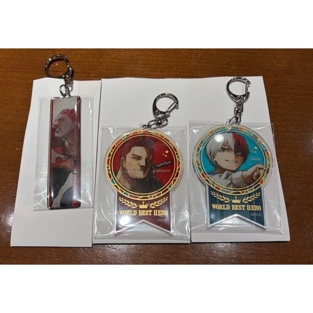 My Hero Academia Original Art Exhibition Acrylic Keychain Collection Shoto Todoroki Enji