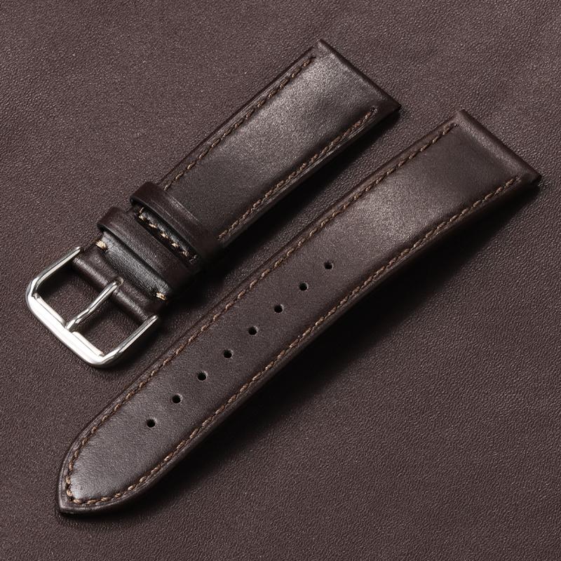 Retro Echtes Rindsleder Uhrenarmband 18mm 20mm 22mm Uhrenarmband für Citizen für Seiko Ersatzarmband Uhrenzubehör