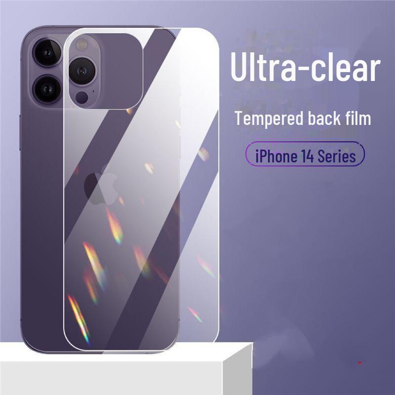 Anti-Scratch Film Protection for iPhone 12/13 Mini, 14 Pro Max - Back and Lens
