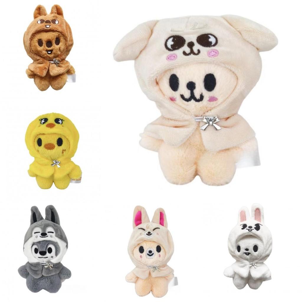 Plush 10cm Keychain Animal Stuffed Doll Cartoon Backpack Pendant Gift