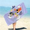 1Pc Powerpuff Girls Adventure Beach Towel Microfiber Beach Towel Thin Absorbent For Beach Swimming Yoga Bath Sports 0917297