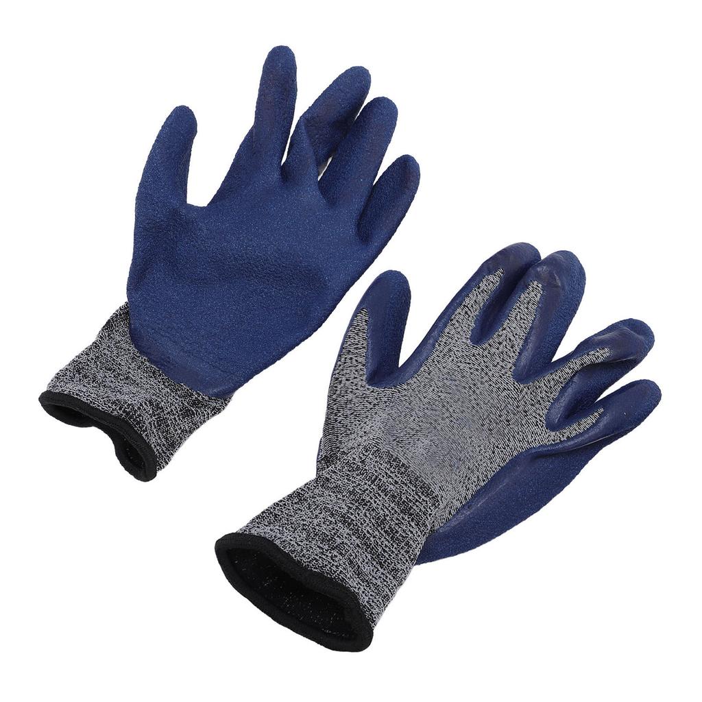 12 Pairs Work Gloves Rubber Non Slip Prevent Wear Breathable Protective for Construction Mechanic