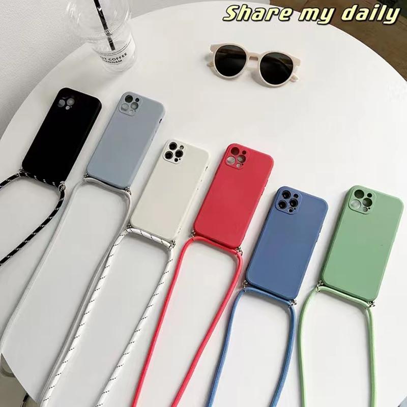 Adjustable Silicone Crossbody Lanyard Rope Case For Honor Magic 7 6 5 Lite Magic 3 4 5 6 7 Pro Protection Necklace Cover