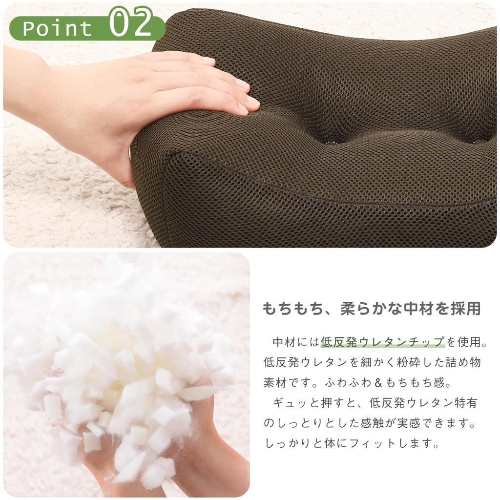 TanYoo Lumbar Back Pain Relief Breathable Lumbar Support Pillow with Memory Foam Mesh Convenient Pillow for a Comfortable Soft and for or Car Use
