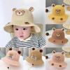 Cartoon Bear Children Sun Hats Sunshade Sunscreen Fisherman's Hat  Girls And Boys
