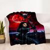 Gothic Style Blanket Soft Warm Cozy Great for Livingroom Picnics Sofa for All Seasons Digital Print Perfect Gift for Relatives and Friends