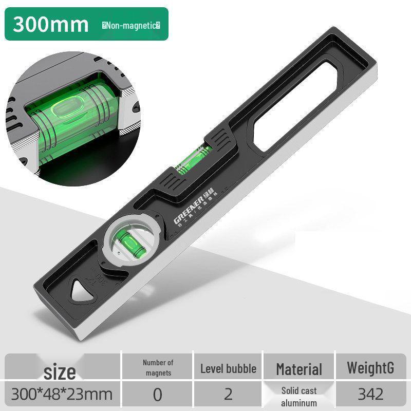 Small High Precision Aluminum Alloy Magnetic Spirit Level for Home Decoration