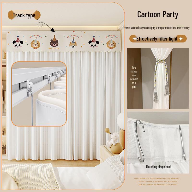 Punch-Free Shading Curtain: Dustproof Cover for Cabinets, Wardrobes, and Bookcases