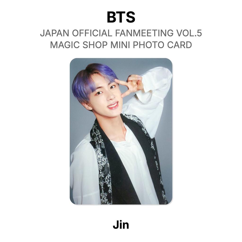 BTS JAPAN OFFICIAL FANMEETING VOL.5 MAGIC SHOP MINI PHOTO CARD Official Photocard