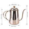 650ml Capacity Pour Over Coffee Kettle 304 Stainless Steel Gooseneck Coffee Pot  Home Brewing