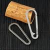 Titanium Alloy Keychain Key Buckle Multifunctional Snap Clip Carabiner Clip Waist Quick Hanging Keychain Buckle Key Hook