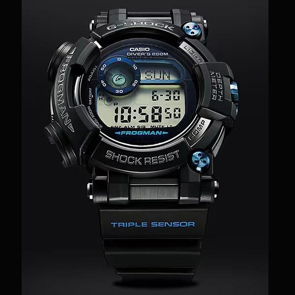 Casio G-SHOCK GWF-D1000B-1JF [G-SHOCK Master of G Series FROGMAN DEPTH SENSOR] Round Watch Black