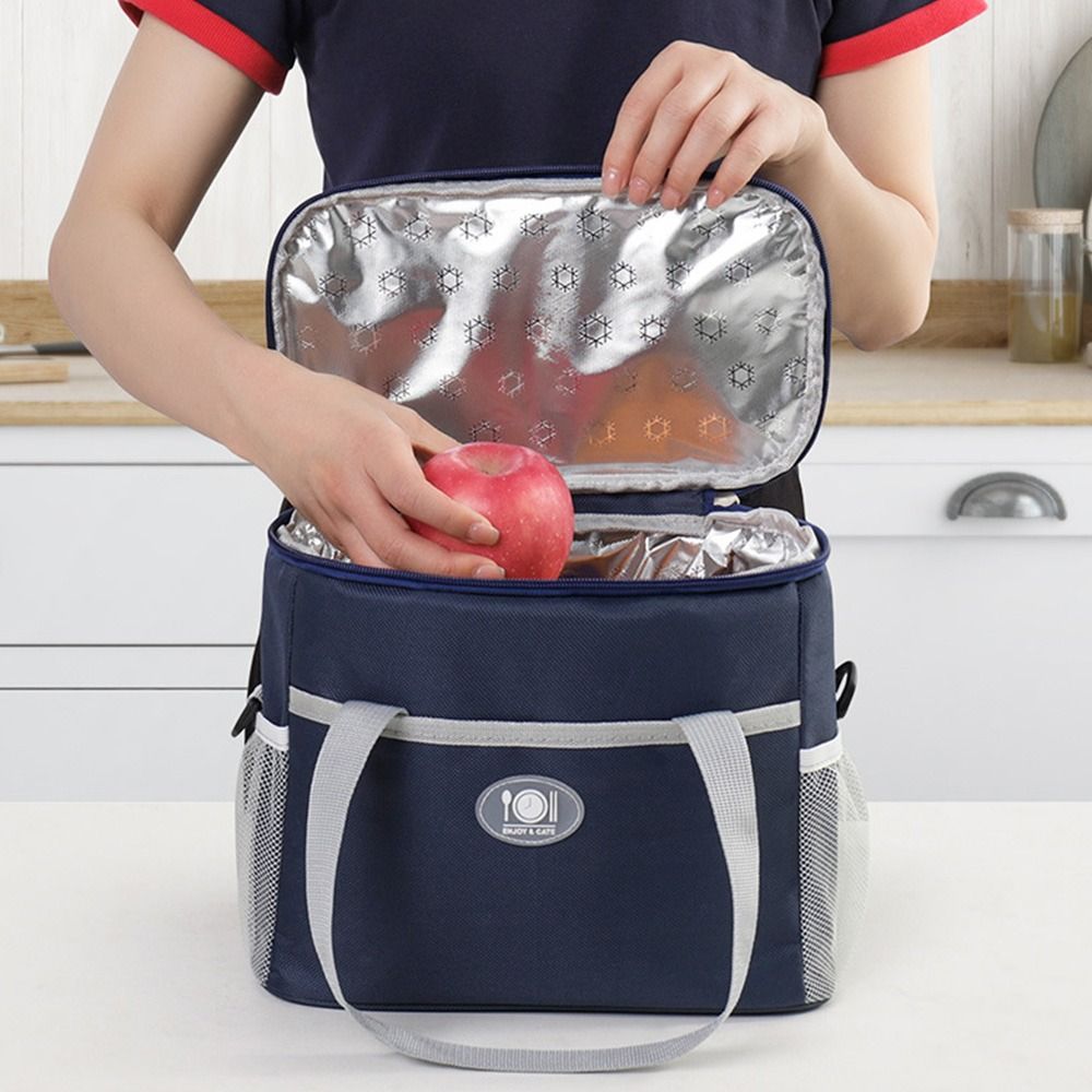 Thermal Large Capacity Lunch Bag Multi-compartment Waterproof Picnic Box  Travel Use