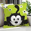 cartoon Felix the Cat Cushion Cover Cushion Cover Set 4Pcs 50x50 45x45 40x40 Pillowcase Decorative Sofa Home Decor