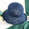 Korean Knitted Bucket Hat Thin Basin Cap Casual Fisherman Hat  Summer
