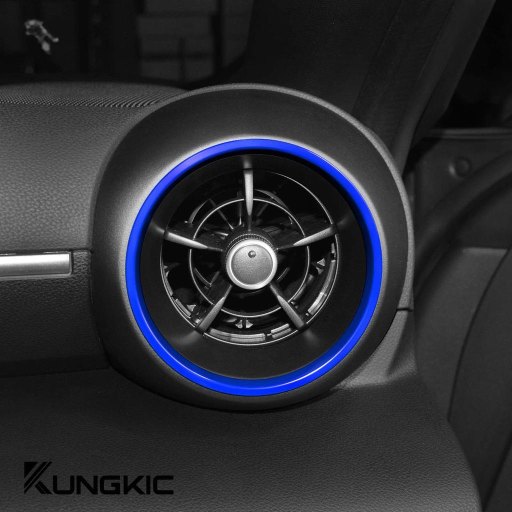 KUNGKIC Toyota GR86ZN8 Subaru BRZZD8202120222023 Exclusive Design Aluminum Alloy Air Conditioner Vent Garnish Ring Interior Protective Cover Inte