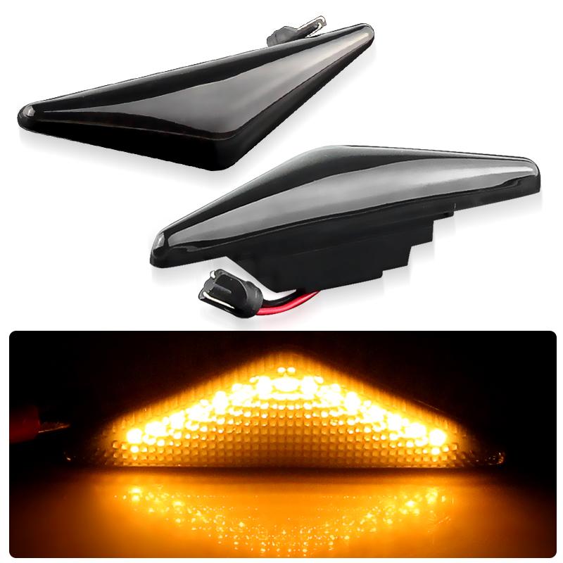 

2pcs/lot for Ford Focus MK1 1998-2004 For Mondeo MK3 2000-2007 Side Marker Sequential Lamp Turn Signal Light жёлтый