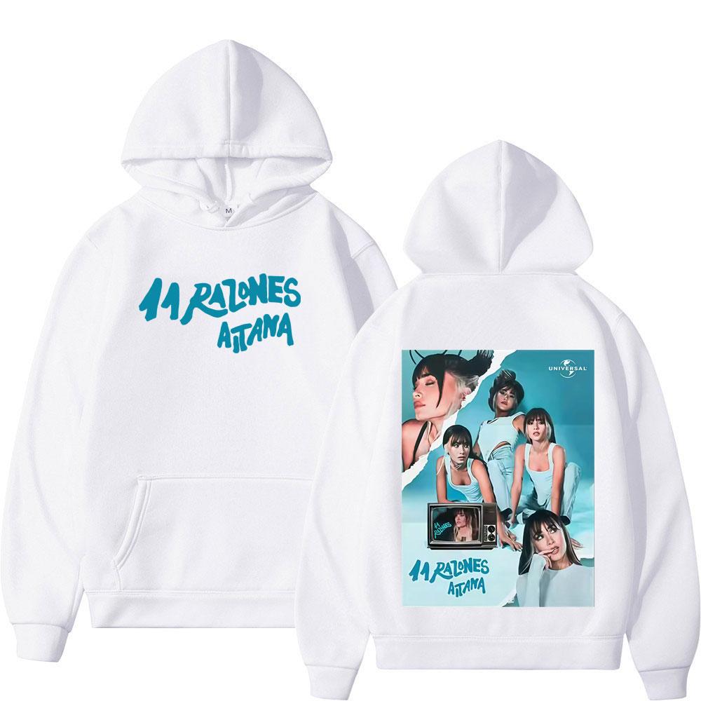 Singer Aitana Ocana Tour 2025 Graphic Hoodie Men's Women Fashion Clothing Hoodies Long-sleeved High-quality Casual Sportswear