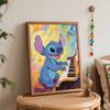 Disney Stitch oil painting digital painting art kit handmade diy painting home decoration gift