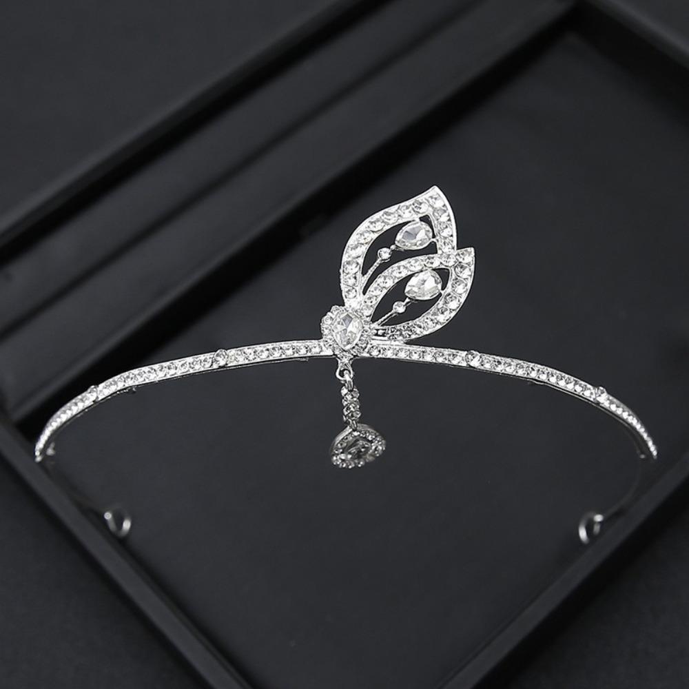 Свадебная Корона Невесты со Стразами из Горного Хрусталя, Сплав, Корона Принцессы, Украшение для Волос, Свадебная Церемония Style 4