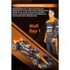1/43 Scale 2023 McLaren F1 Team MCL60 Australian Grand Prix 4# 81# Alloy Diecast Car Model Children's Toy Car Collectibles Gift Friend