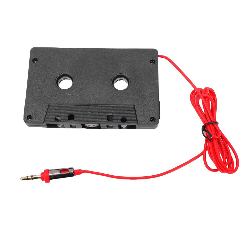 Car Cassette To Aux Adapter Type C To 3.5mm Aux Jack Cassette Tape Adapter Stereo 4 Channel Output with Metal Housing