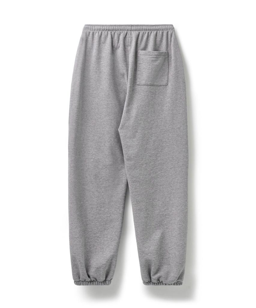 ERER Men Washed Jogger Pants Melange Gray
