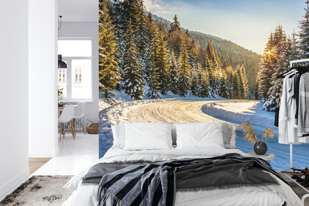 Photomural Winter Forest Smooth Vinyl 360x240