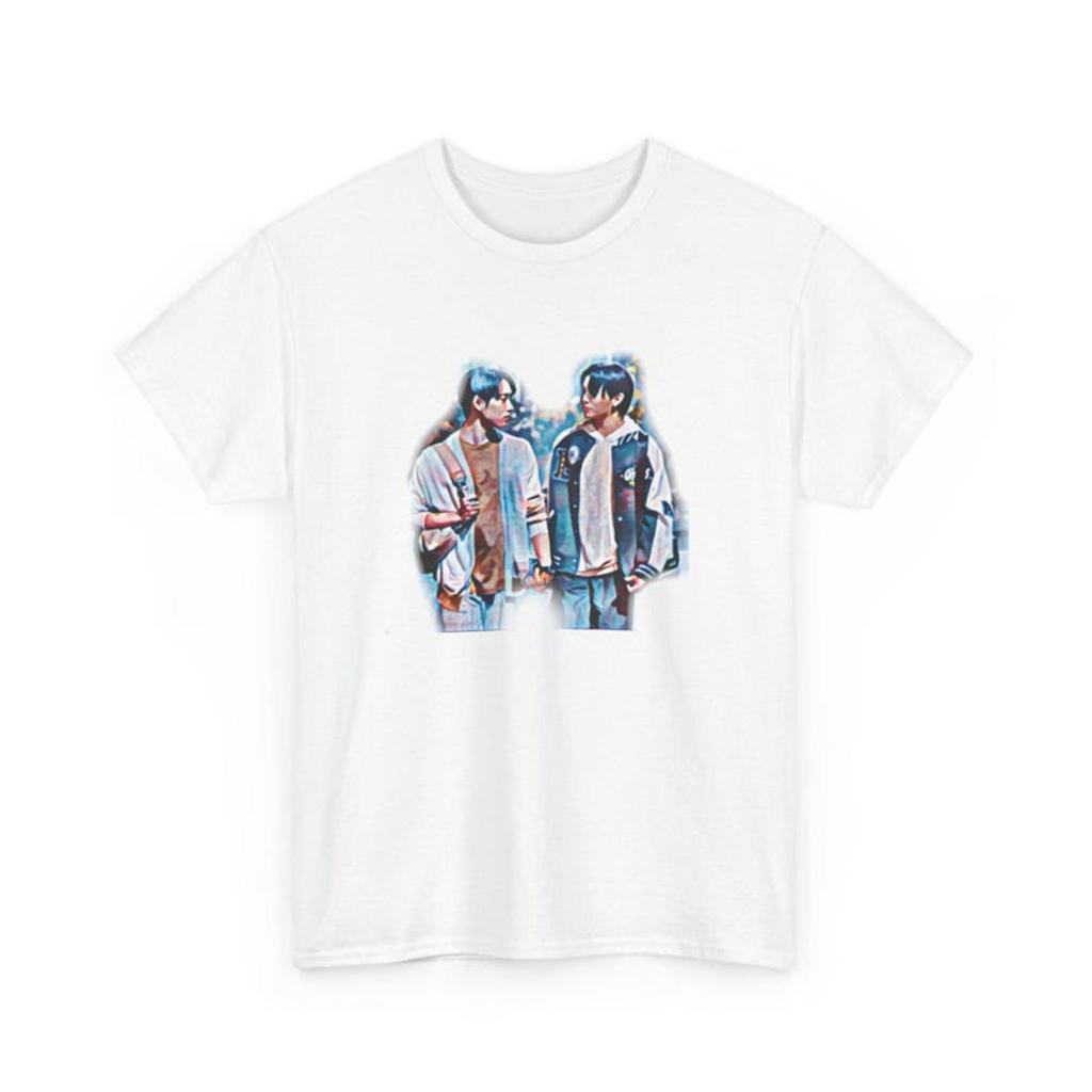 T-shirt Unisexe WilliamEst Thai BL Inspiré de Thame Po Merch Fan de la Série GMMtv T-shirt Graphique Haut Décontracté en Coton