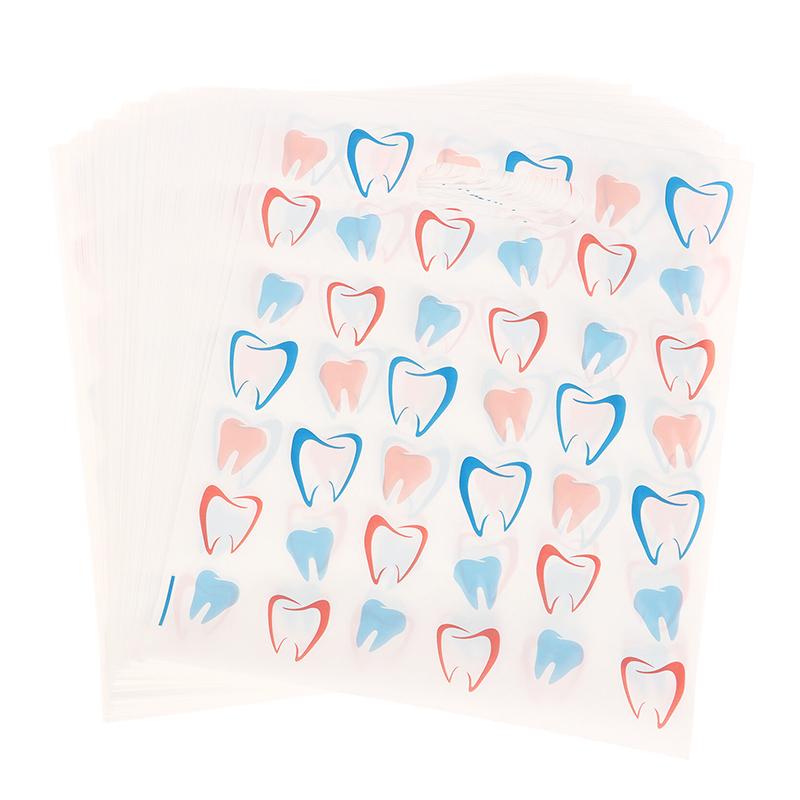 30/50Pcs Dental Bags For Dental Patients, Bulk Plastic Dental Goods Gift Bags For Hygienists, Dentists, Patient Care Clinics,