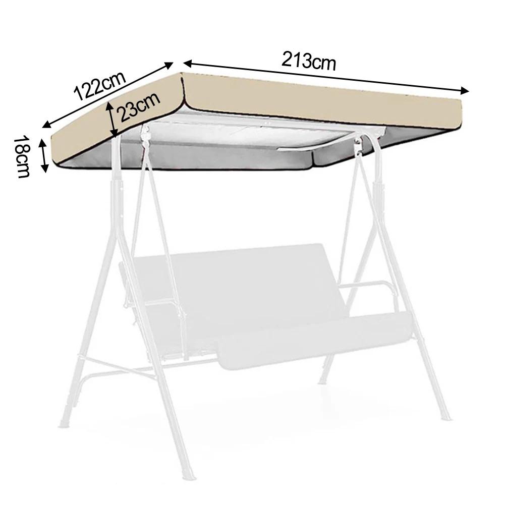 All Weather Patio Swing Canopy Cover Protects Swing from Dust and Moisture Perfect for Gardens and For Terraces