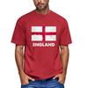 Men's Casual Short Sleeve T Shirt Crew Neck Printed Graphic Tee Top England Flag Design Fashionable Fit