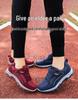 Scarpe da passeggio unisex con velcro Primavera 2026 per mezza età e anziani - Stile casual di coppia