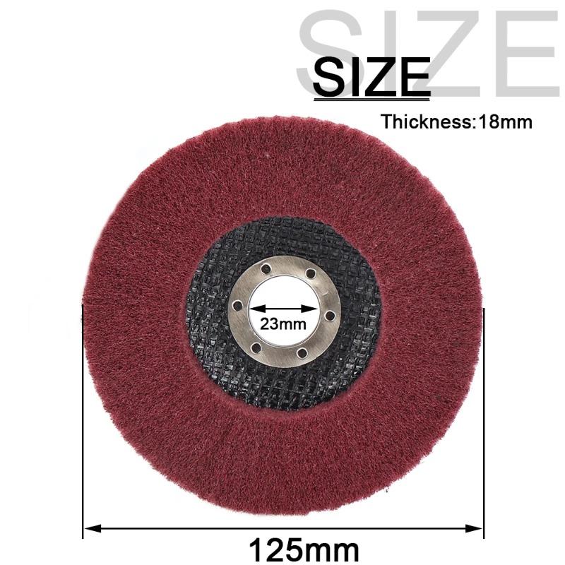 Non-Woven Flap Polishing Wheel Disc for Angle Grinder Metal Wood Rotating Grinding Wheel Home DIY Polishing Tool