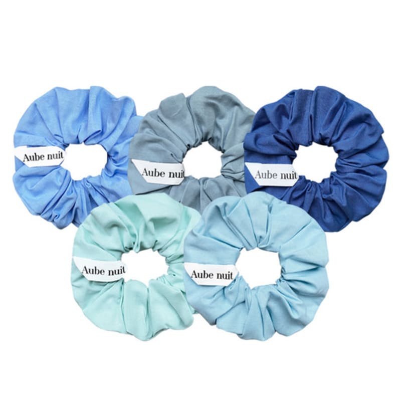 Aube nuit C Line Bright Sky Haar Baumwoll-Scrunchie M