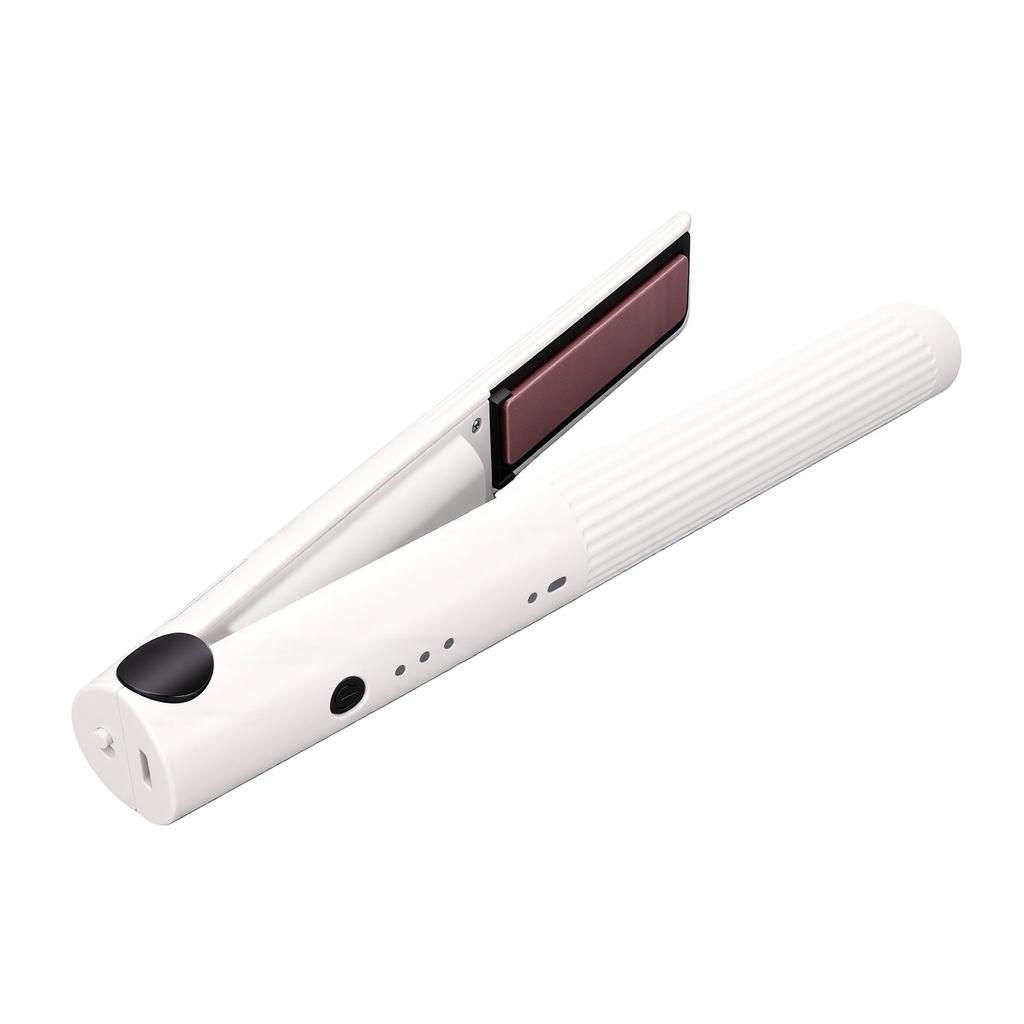Cordless Hair Straightener Portable USB Rechargeable Mini Flat Iron Hair Straightener and Curler for Salon Home Dorm