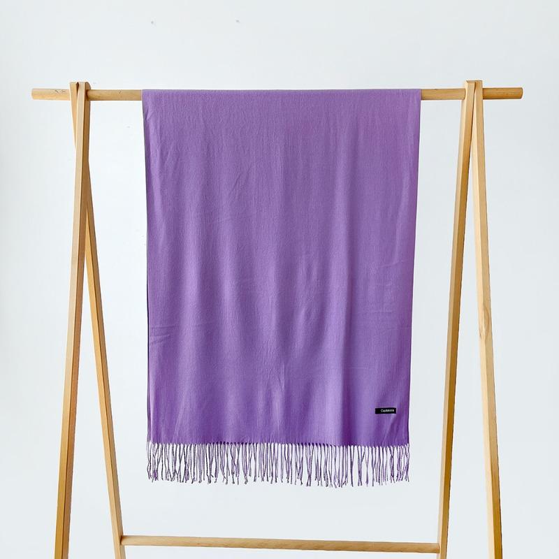 Autumn and winter new monochrome scarf cashmere scarf men and women couples scarf versatile shawl